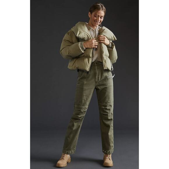 NEW Anthropologie Blue Revival Utility Pants - 26 Waist - Picture 1 of 9